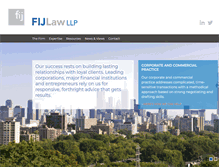 Tablet Screenshot of fijlaw.com
